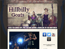Tablet Screenshot of hillbillygoats.com.au